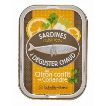 la belle-iloise Sardinen zum Braten konfierte Zitrone und Koriander - Dose 115 g