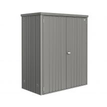 Biohort Geräteschrank 150 Aufbewahrungsschrank 155x83x182,5cm Quarzgrau-Metallic