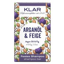 KLAR Festes Shampoo Arganöl + Feige (für trockenes Haar) 100g