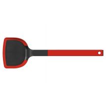 Woll Cook-It Wok-Wender mit Silikonrand Schwarz Rot