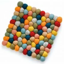 Cilio Untersetzer LANA COLORE quadratisch Schafwolle bunt 21cm