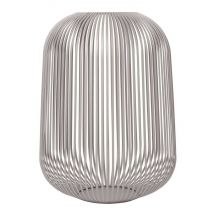 blomus Laterne LITO grau Windlicht Mourning Dove L