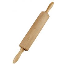Städter Teigrolle mit Kugellager und Eisenachse Buchenholz 43,5 cm