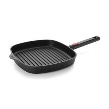 Woll Steakpfanne Diamond XR Logic Induktion Aluguss Eckig abnehmbarer Stiel 28x28cm