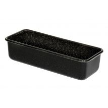 Riess Brotbackform Emaille Schwarz 35cm