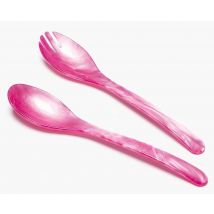 Heim Söhne Salatbesteck Acrylglas Pink