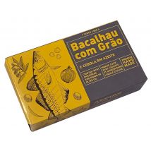 Aveiro Stockfisch mit Kichererbsen und Zwiebel Bacalhau com Grao - Dose 120 g