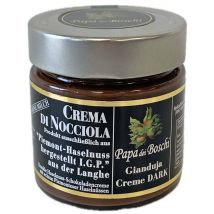Papa dei Boschi Gianduja Creme Dark Nussnougat Haselnusscreme Piemont 250 g