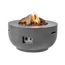 Happy Cocooning Feuertisch Bowl grau 910 x 460 mm