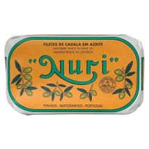 Nuri Makrelen-Filets in Olivenöl Portugal - Dose 125 g