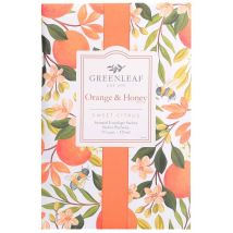 Greenleaf Duft Sachet Orange & Honey (Orange & Honig) Duftsäckchen Large