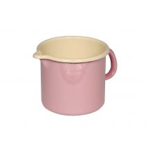 Riess Schnabeltopf Emaille Topf Pastell Rosa 12cm