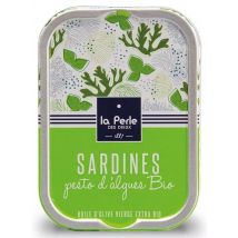 La Perle des Dieux Sardinen mit Algen-Pesto in Olivenöl Extra Verg. - Dose 115 g
