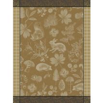 Le Jacquard Français Geschirrtuch Dans Les Bois Bolet Beige 60x80 Baumwolle