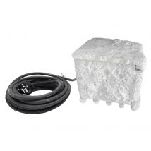 Ubbink StoneDecor 4-fach Außensteckdose Gartensteckdose Fels-Design