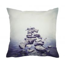 Outdoor Kissen Ufer Meer Steine Natur Gartenkissen Wasserabweisend 40x40cm