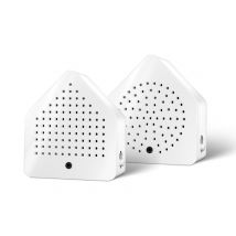 Zirpybox Weiß Grillen-Zirpen Grashüpfer mit Bewegungsmelder Akku USB