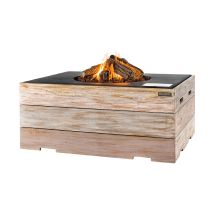 Happy Cocooning Feuertisch NICE & NASTY rechteckig schwarz 1070 x 800 x 460 mm