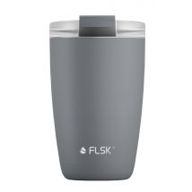 FLSK CUP Kaffeebecher Stone Grau Coffee to go-Becher 350 ml