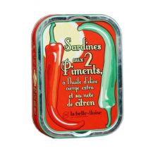 la belle-iloise Sardinen in Olivenöl und zweifach Chili - Dose 115 g