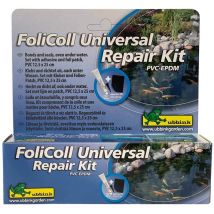 Ubbink FoliColl Kleber für Teichfolie PVC Reparaturset mit Flicken und Kleber.