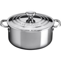 Le Creuset Bratentopf 3-Ply PLUS Edelstahl 24cm