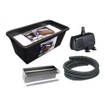 Ubbink Niagara 30 LED SET Wasserfall-Set Edelstahl Beleuchtet