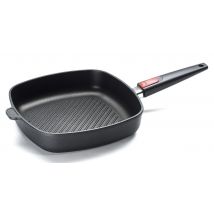 Woll Steakpfanne Nowo Titanium Induktion Aluguss Eckig abnehmbarer Stiel 28x28cm