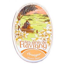 Les Anis de Flavigny Fleur d'Oranger Bonbons mit Orangengeschmack 50g Dose