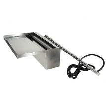 Ubbink Niagara 60 LED Wall Wasserfall Element Edelstahl Beleuchtet