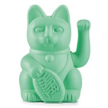 DONKEY Winkekatze Mintgrün Mint Maneki Neko Lucky Cat Glücksbringer 15cm