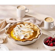 Le Creuset Pie-Form Kuchenform Steinzeug Meringue 23cm