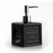 Seifenspender Savon de Marseille Keramik Schwarz Matt