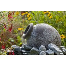 Ubbink AcquaArte Orange Amphore Antik-Look Gartenbrunnen Set Springbrunnen