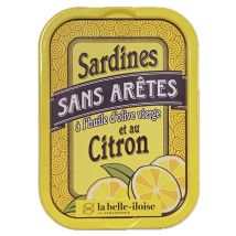 la belle-iloise Sardinen ohne Gräten in Olivenöl mit Zitrone - Dose 115 g