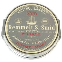 Remmelt S. Smid Menthol Lakritz Pastillen in Dose - 75 g