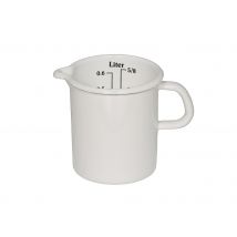 Riess Küchenmaß Emaille Messbecher Weiß 9cm