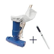 Ubbink Cleanmagic Teichsauger Set + Teleskopstiel - Für Teich & Pool
