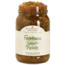 Stonewall Kitchen Farmhouse Green Relish für Hot Dogs und mehr 496 g