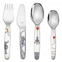 Rösle Kinderbesteck Set 4-tlg. Kleiner Roboter Edelstahl