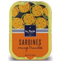 La Perle des Dieux Sardinen mit Orange und Rapsöl - Dose 115 g