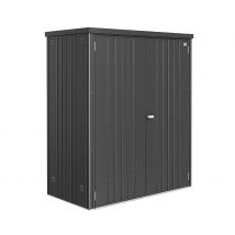 Biohort Geräteschrank 150 Aufbewahrungsschrank 155x83x182,5cm Dunkelgrau-Metallic