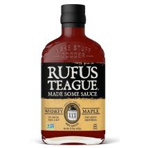 Rufus Teague Whiskey Maple BBQ Sauce Grillsauce mit Whiskey u. Ahornsirup 423 g