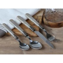 Chic Antique Besteck Set Linas 16-teilig Antik Champagne Shabby Vintage Stil