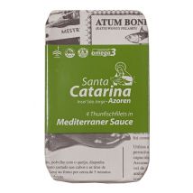 Santa Catarina Thunfischfilets in Olivenöl und Gemüse (Molho Cru) - Dose 120 g