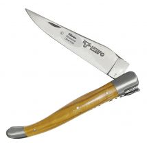 Laguiole en Aubrac Taschenmesser Olivenholz (Olivier) 12 cm
