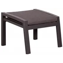 Hocker Sevilla Alu/Textilene inkl. Kissen anthrazit