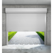 Porte de garage enroulable lames ALU 55mm