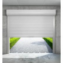 Porte de garage enroulable lames ALU 77mm