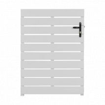Portillon PVC standard LYON blanc 1000x1400 mm - Fabrication Française - Sens d'ouverture au choix - Avec ou sans motorisation - Gefradis